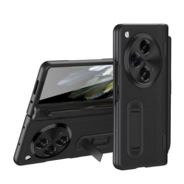 OPPO Find N3 Leather Phone Case with Pen - Black - 1