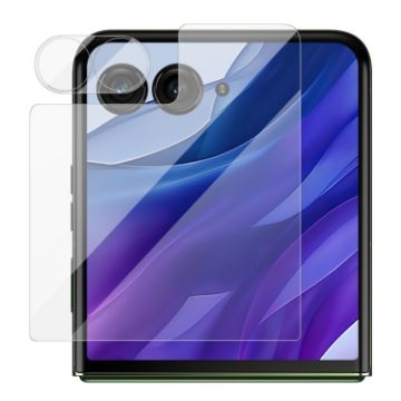 Imak Lens Film + Glass Rear Screen Sticker for Motorola Razr 50 Ultra - 1