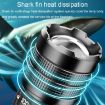 X9 Outdoor White Laser Digital Display Zoom Flashlight - 6