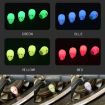Blue Skull Valve Cap Set for Car & Motorcycle Tires - 2