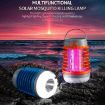 E-SMARTER W890-1 Solar LED Electric Shock Mosquito Light - Orange - 2