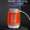 E-SMARTER W890-1 Solar LED Electric Shock Mosquito Light - Orange - 4