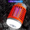 E-SMARTER W890-1 Solar LED Electric Shock Mosquito Light - Orange - 7