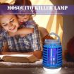 E-SMARTER W890-1 Solar LED Electric Shock Mosquito Light - Orange - 9