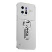 Silver Vivo X80 Baking Varnish 360 Rotate Holder PC Phone Case - 1