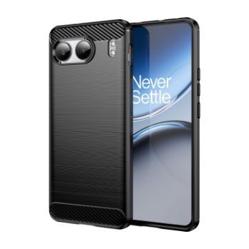 OnePlus Nord 4 Carbon Fiber TPU Phone Case - Black - 1