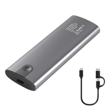 Blueendless 2809 Dual Protocol M.2 Mobile Hard Disk Case SSD External Drive Box - 1