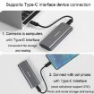 Blueendless 2809 Dual Protocol M.2 Mobile Hard Disk Case SSD External Drive Box - 8