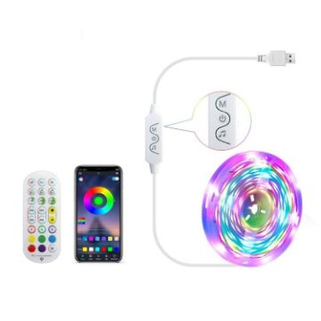 2.4G Remote Control LED Light Strip, 10m 140 LEDs - 1