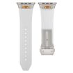 Apple Watch Ultra 49mm Transparent Silicone Band - Titanium Transparent - 2