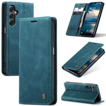 Samsung Galaxy A25 5G CaseMe 013 Blue Leather Phone Case - 1