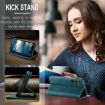 Samsung Galaxy A25 5G CaseMe 013 Blue Leather Phone Case - 5