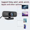 HD 1080P C60 Webcam with Microphone - 2.5m Cable - 6