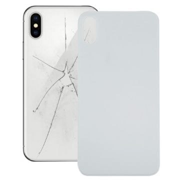 White Glass Battery Back Cover for iPhone X - 1