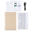 Ultra-thin Magnetic Bluetooth Keyboard Case for Galaxy Tab A 8.0 2019 - Gold - 5