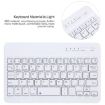 Ultra-thin Magnetic Bluetooth Keyboard Case for Galaxy Tab A 8.0 2019 - Gold - 7