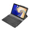 Ultra-thin Magnetic Bluetooth Keyboard Leather Tablet Case for Galaxy Tab A 10.5 - Black - 3
