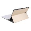 Ultra-thin Bluetooth Keyboard Leather Case for Galaxy Tab S4 10.5 - Gold - 4