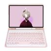 Pink Leather Case for Samsung Galaxy Tab A8 10.5 - Bluetooth Keyboard - 3