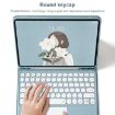 Samsung Galaxy Tab S6 Lite Bluetooth Keyboard Case - Blue - 4