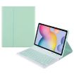 Green Bluetooth Keyboard Leather Case for Samsung Galaxy Tab S6 Lite - 1