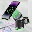 Foldable Wireless Charger Bluetooth Speaker - White - 2