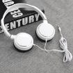 JTY-071 3.5mm Wired Headphones with Mic - White - 2
