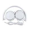 JTY-071 3.5mm Wired Headphones with Mic - White - 3