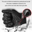 GHOST RACING Motorcycle Riding Gloves, Size L - Black - 6