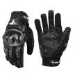 GHOST RACING Motorcycle Riding Gloves, Size M - Black - 1