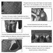 GHOST RACING Motorcycle Riding Gloves, Size M - Black - 4