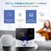 WiFi Smart Home LED Thermostat with Matter - White - 7