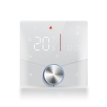 Electric Heating WiFi Smart Home LED Thermostat with Matter (White) - 1