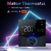 WiFi Smart Home LED Thermostat with Matter - White - 5