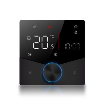 BHT-009GALW-MT Water Heating WiFi Smart Thermostat (Black) - 1