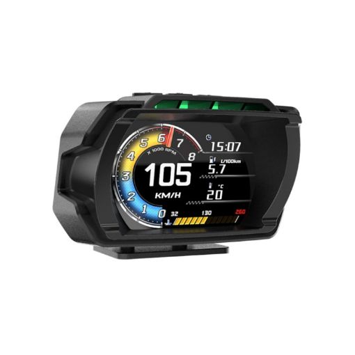 HUD OBD LCD Mileage Speedometer (Japanese Version) - 1