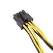 20cm IDE Power Dual Large 4Pin To EPS 8Pin CPU Supply Cable - 3