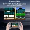 Q8 Handheld Game Console 3.0 Inch Screen TV Connection 800 Games Transparent Gray - 7