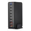 YMX-986 286W 8-Port Desktop Fast Charger - UK Plug - 2