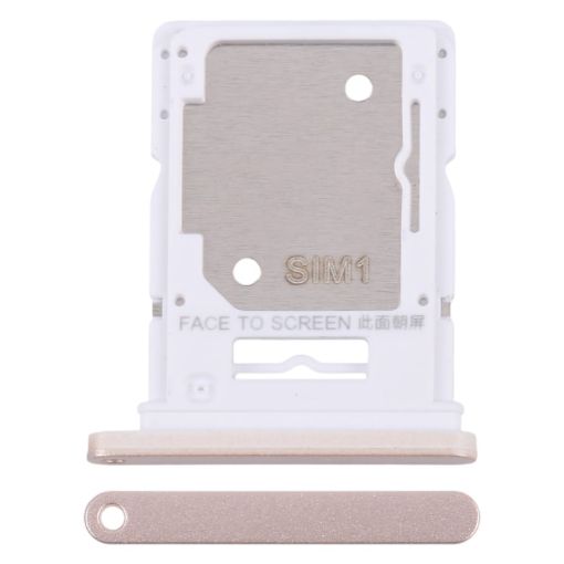 Xiaomi Redmi 13 4G SIM Card Tray + SD Card Tray - Gold - 1