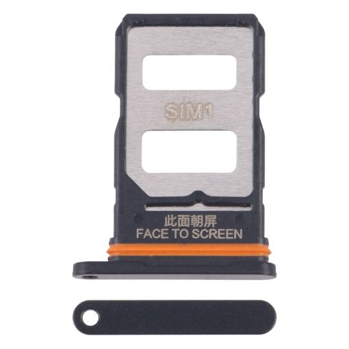 Xiaomi Poco F6 Original SIM Card Tray + SIM Card Tray - Black - 1