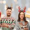 Bell Antler Headdress Christmas Ball Party Decoration Headband Gold - 7