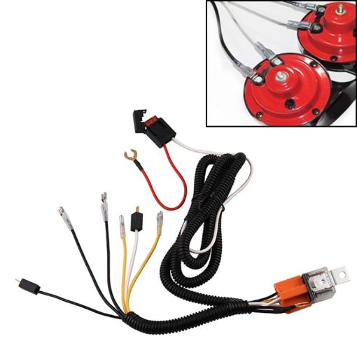24V Horn Wiring Harness Relay Kit for Car Truck - Grille Mount Blast Tone Horns - 1