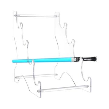 4 Layer Lightsaber Display Stand Acrylic Toy Rack - 1