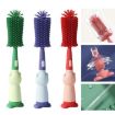 Portable 3 In 1 Silicone Bottle Brush Set - Green - 2