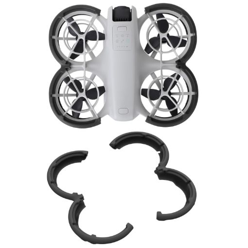 Sunnylife Propeller Guard for DJI Neo - Anti-collision Ring Cover (Black) - 1