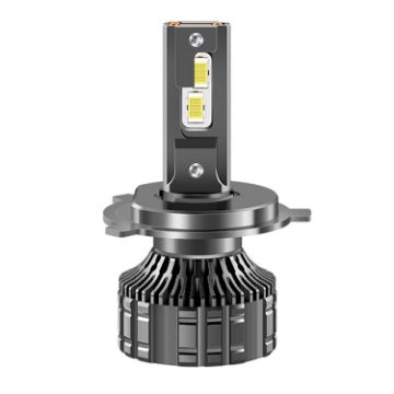 95W LED Three Copper Tube Aluminum Alloy Thick Headlight, Bulb: H4 - 1