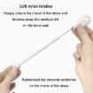 Silicone Rotating Cup Brush Set - Bottle Nipple Straw Cleaner (Green) - 7
