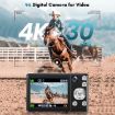 DC308 4K HD Dual-Camera Digital Camera EU Plug (White) - 4
