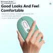 Rechargeable Silent Wireless Mouse, 2.4G+Bluetooth Green - 5